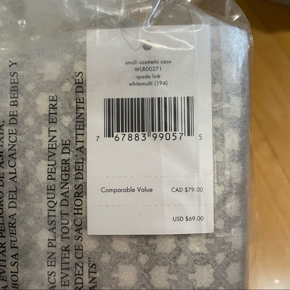 NWT Kate Spade small cosmetic case - Picture 7 of 7